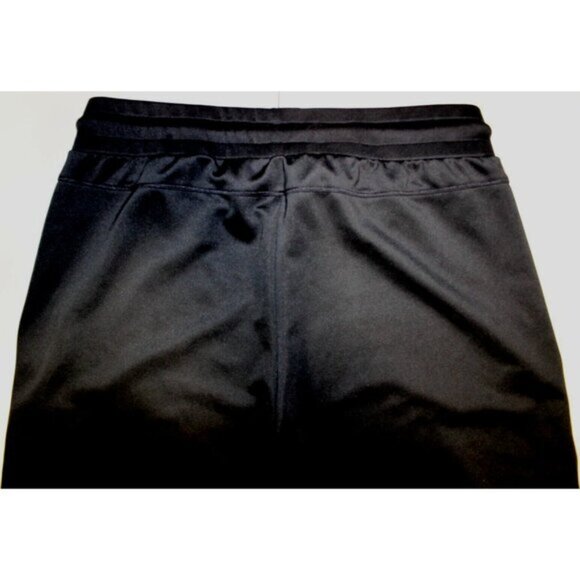 Womens Adidas Climalite Athletic High Rise Pants Large Black Running Pockets - Picture 6 of 6